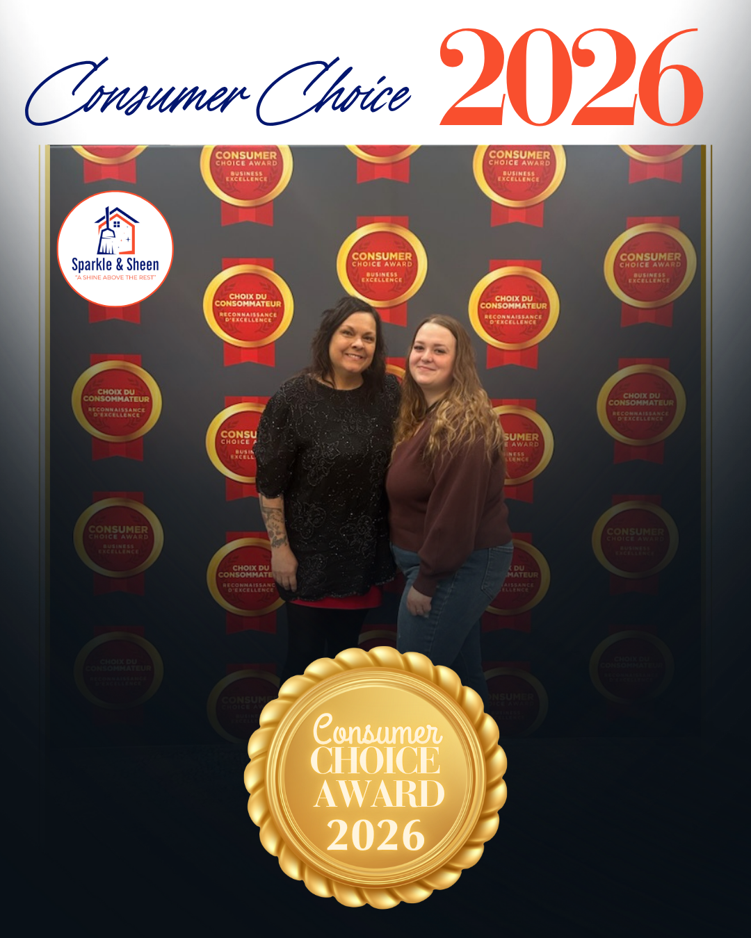 Black Gold Elegant Geometric 2025 Award Ceremony Instagram Post Jobber Badge